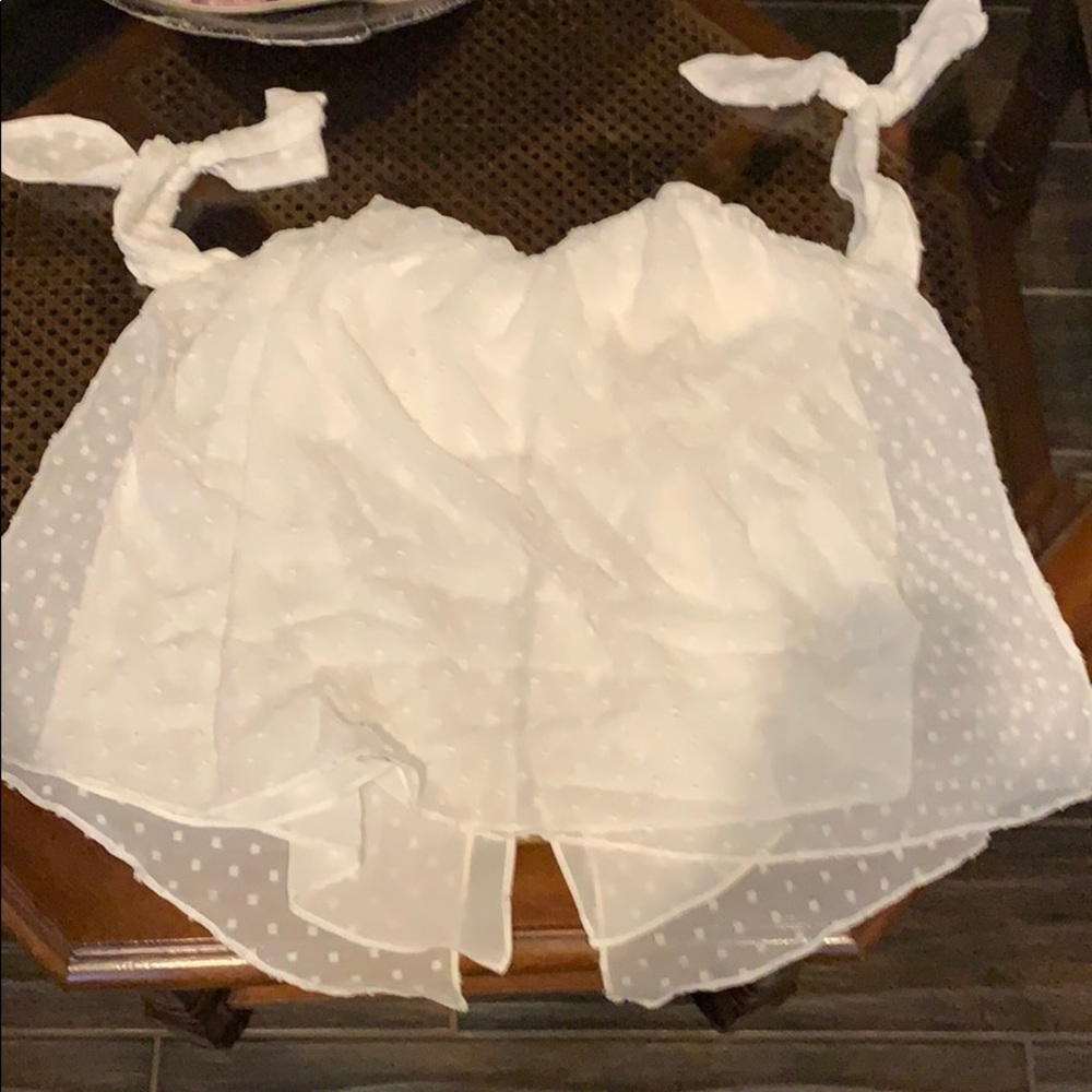 White off the shoulder blouse